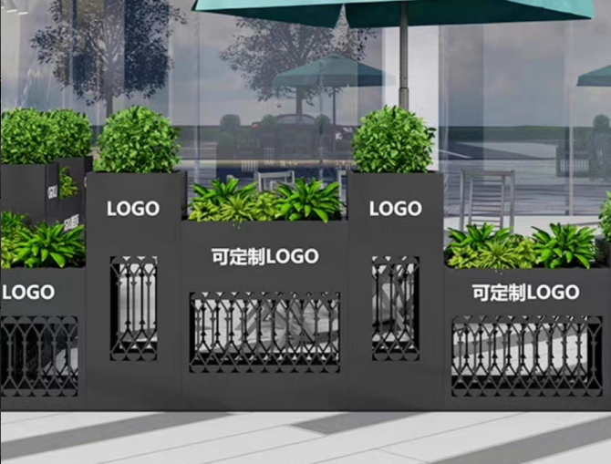 园林景观花箱08